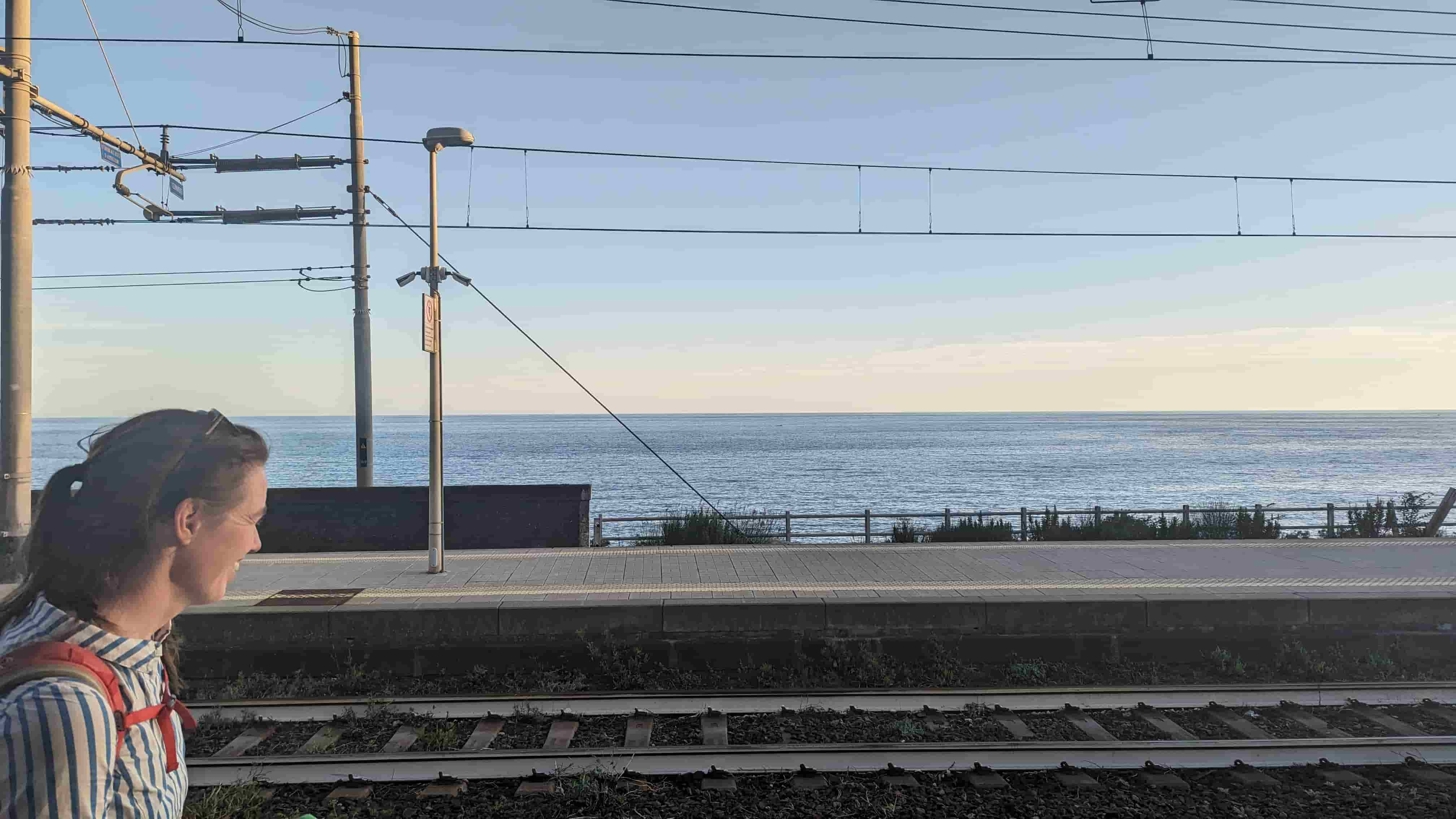 Vista dal treno La Spezia Levanto