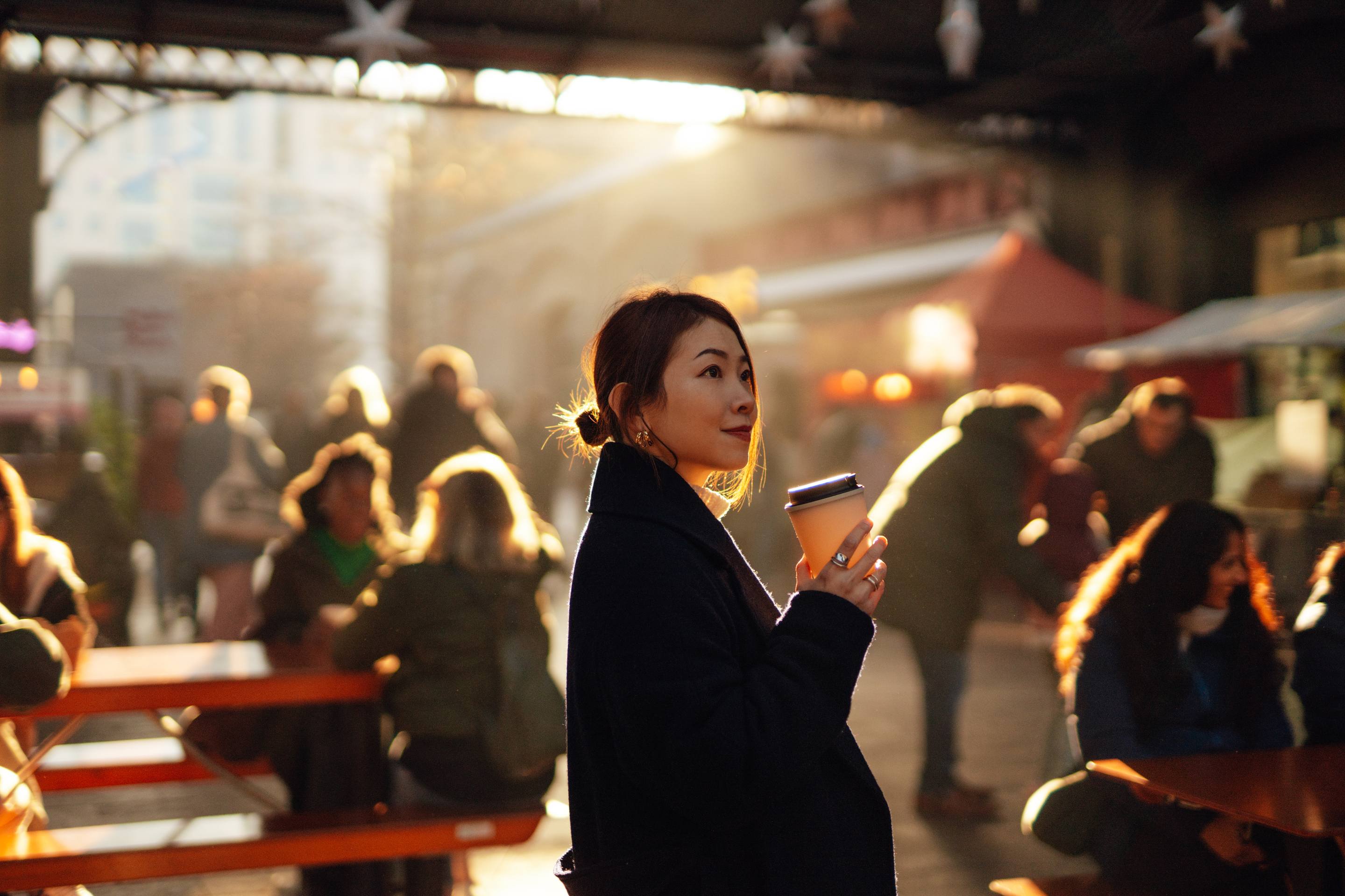 woman in market