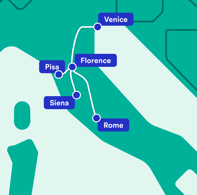 10 days in Italy by train