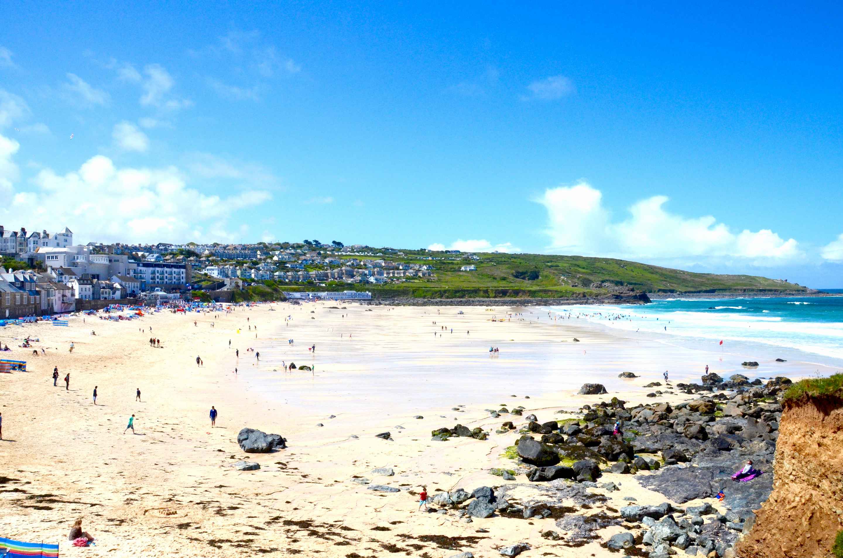 St Ives bay in Cornwall
