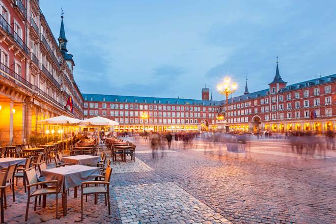 Plaza Mayor in Madrid, Spain