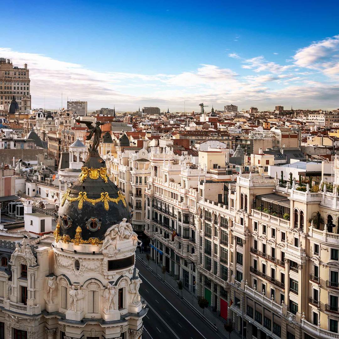 Madrid, Spain city guide by train