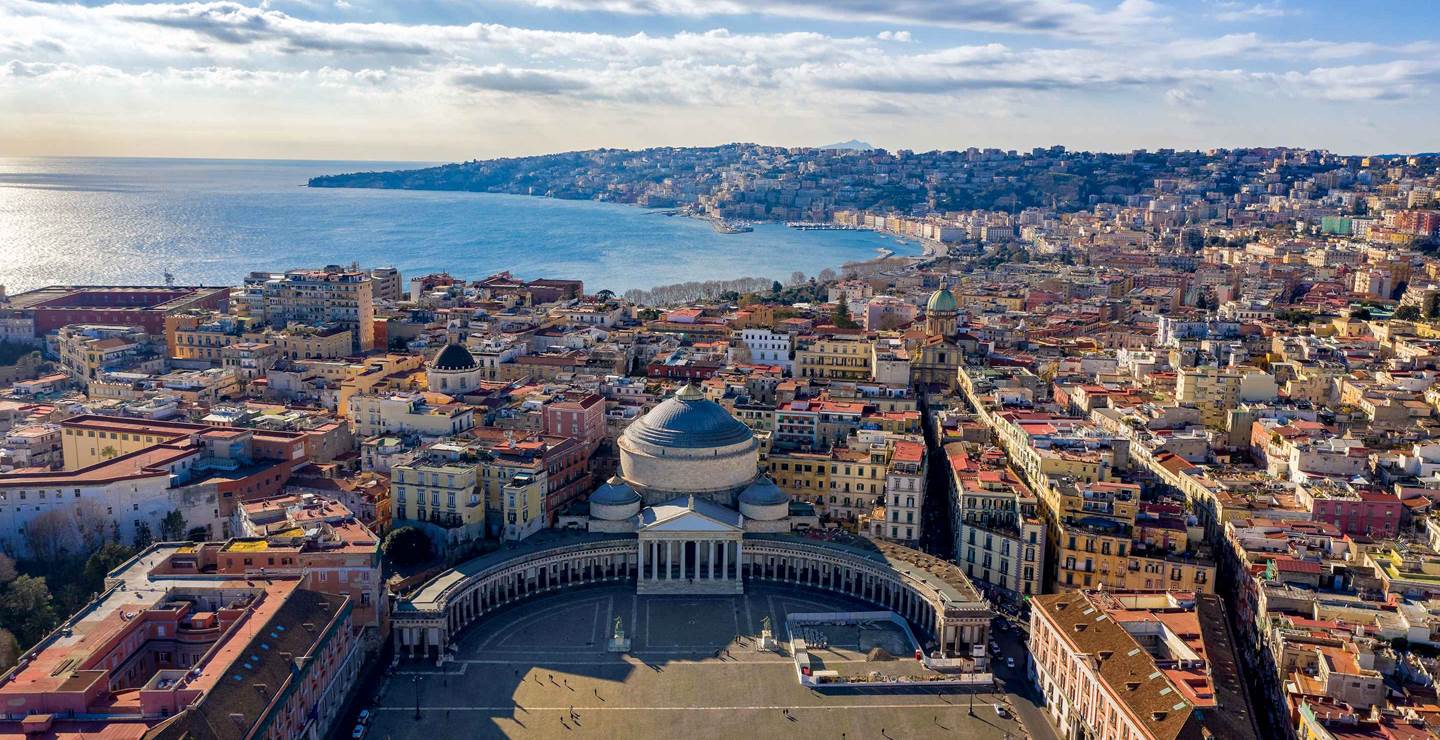 Vista di Napoli dall’alto