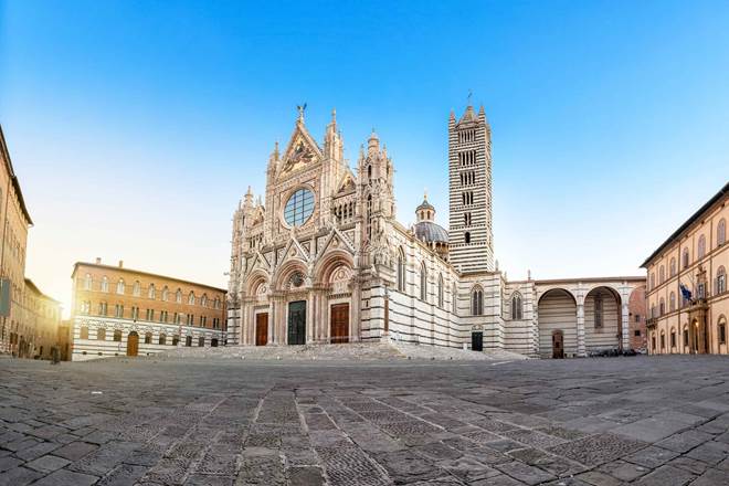 Siena Cathedral at sunrise