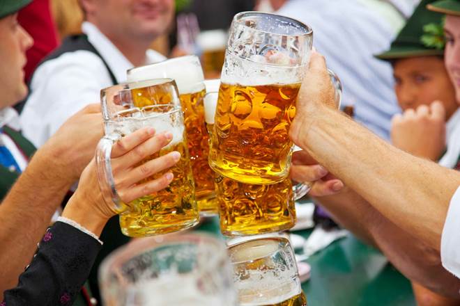 Beer at Oktoberfest in Munich, Germany
