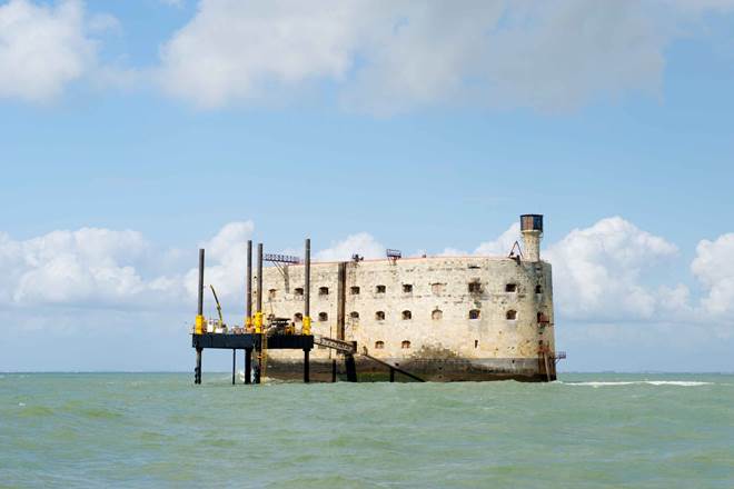 Fort Boyard in the middle of the sea