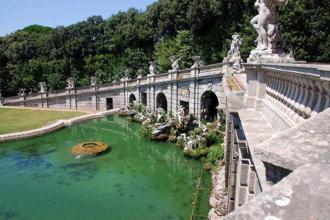 Aqueduct canal of the Royal Palace of Caserta