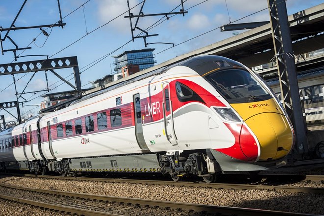 Azuma train in Lincoln Central