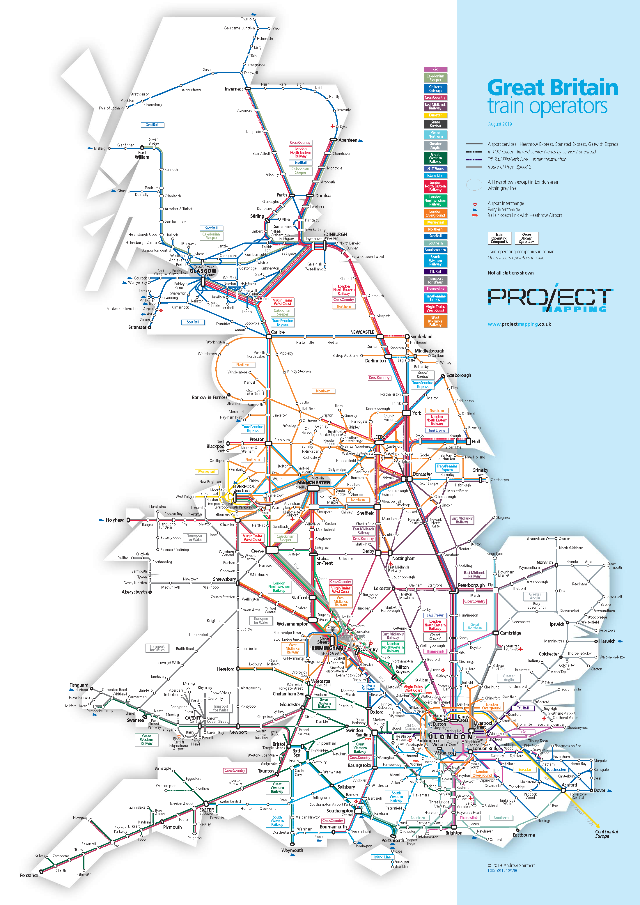Rail Map Of London