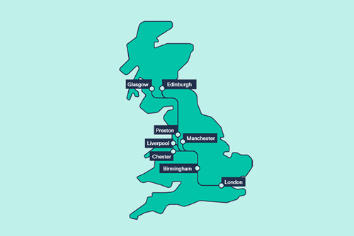 Avanti West Coast Map Avanti West Coast | Buy Cheap Avanti Train Tickets | Trainline