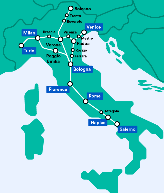 train travel from rome to bari italy