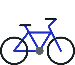 cross country trains bicycle