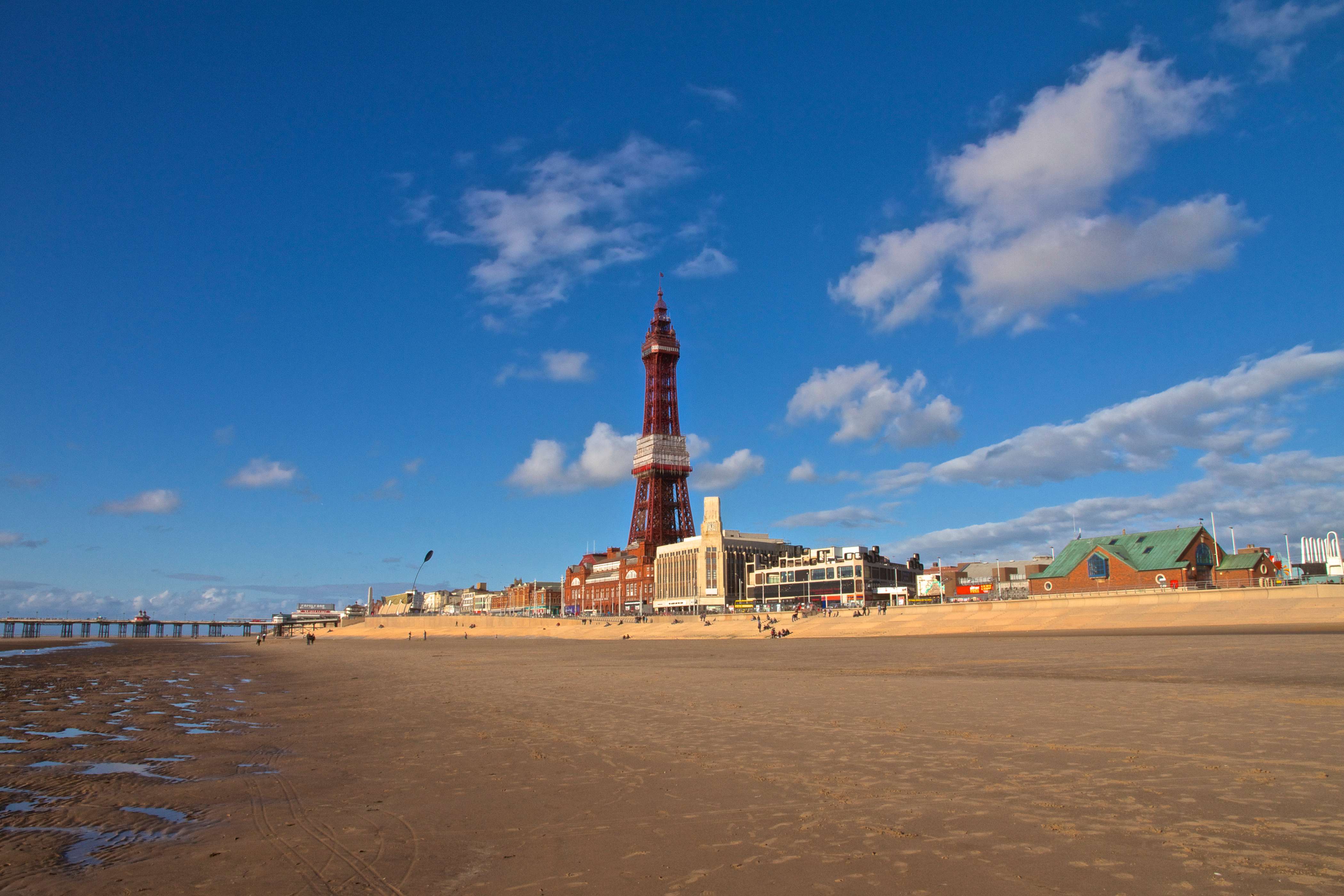 Blackpool beach