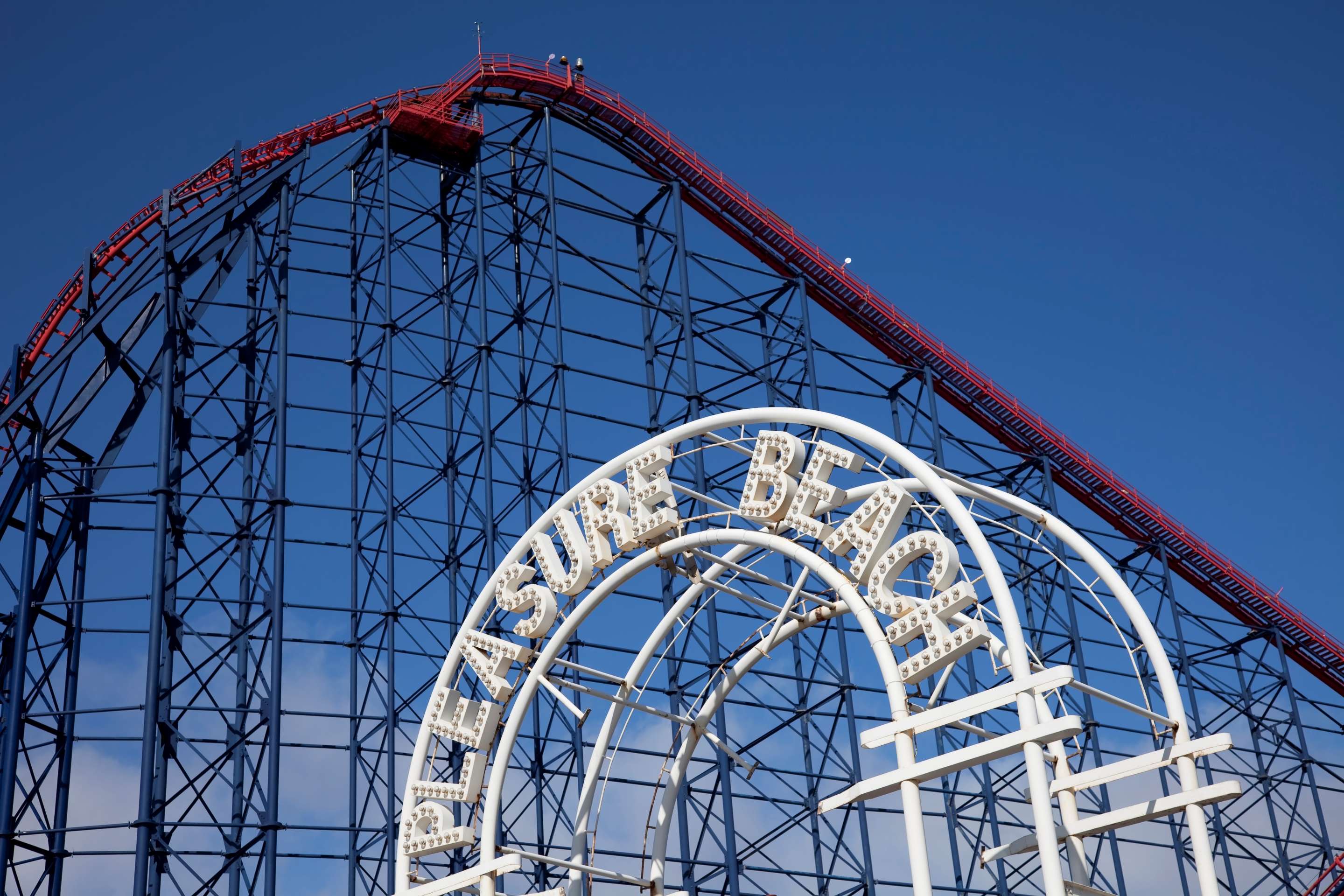 Blackpool Pleasre Beach rollercoaster