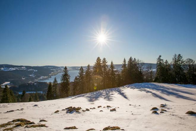 partir en hiver dans ke Jura