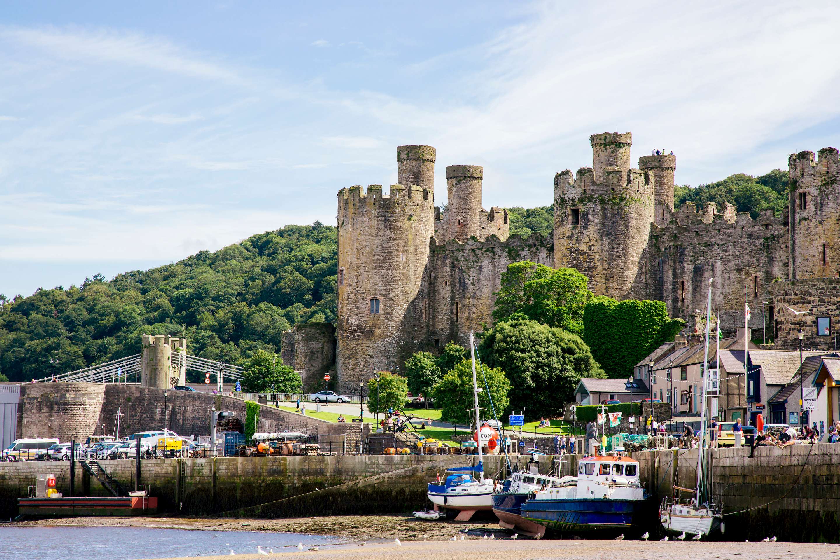 Conwy Harbour and Castle