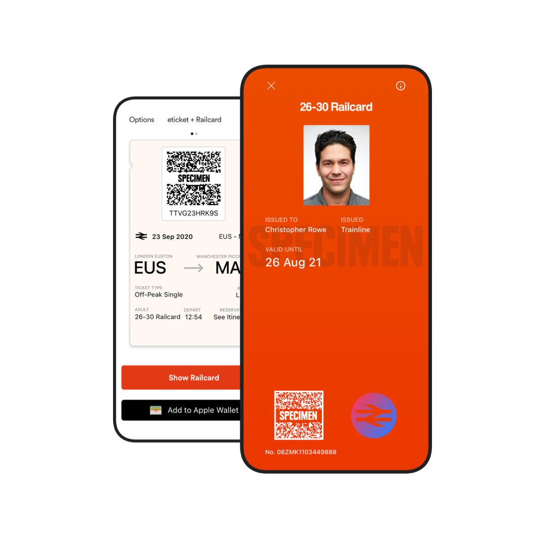 Railcards | Uk Digital Railcards For £30 | Buy Online With Trainline