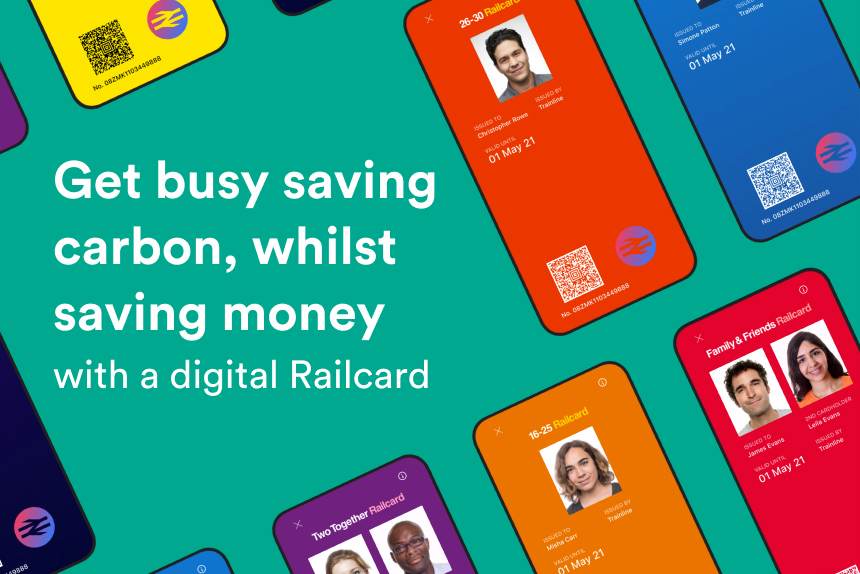 Save money with a digital Railcard