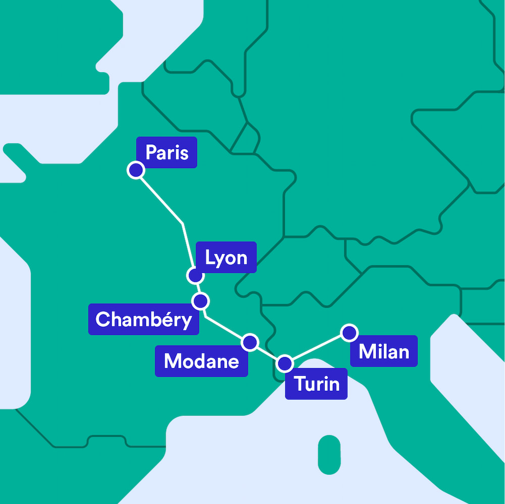 train direct tours lyon