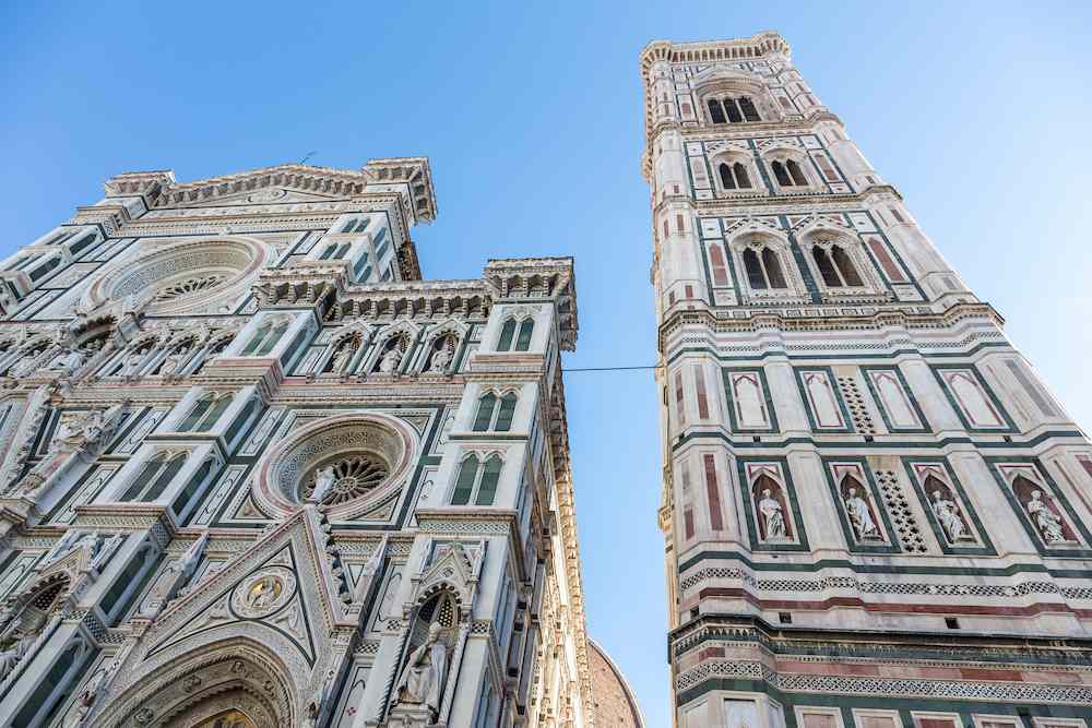 The facade of Giotto's Bell Tower