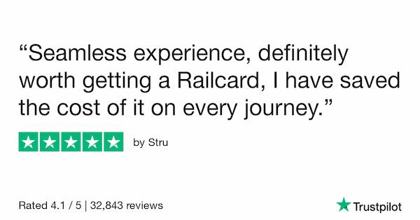 trustpilot review easy to get railcard