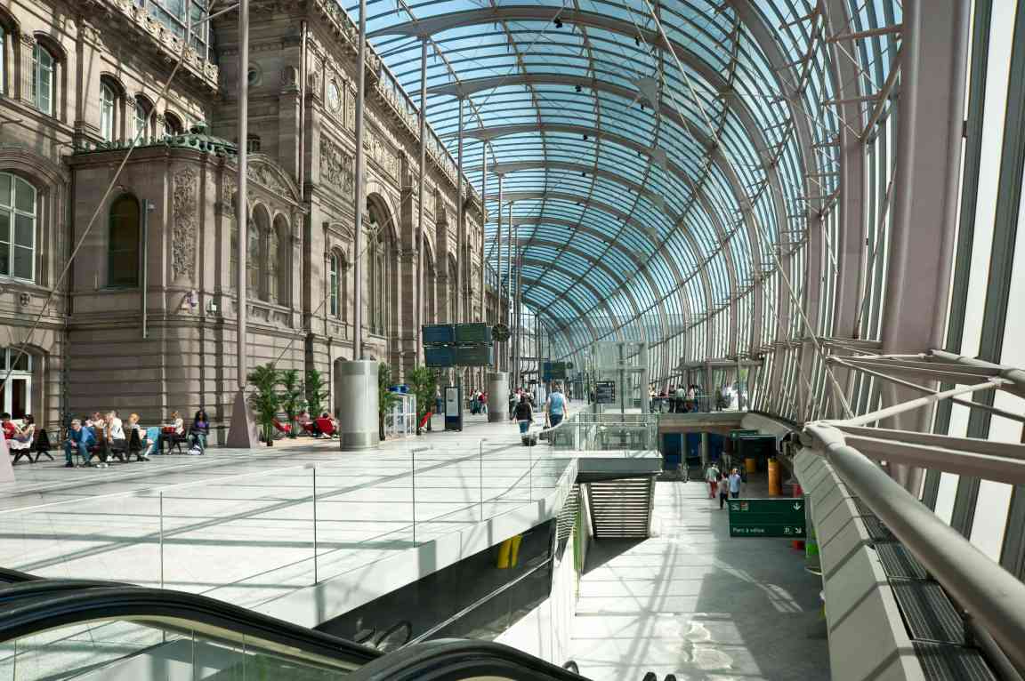 interieur de la gare de Strasbourg