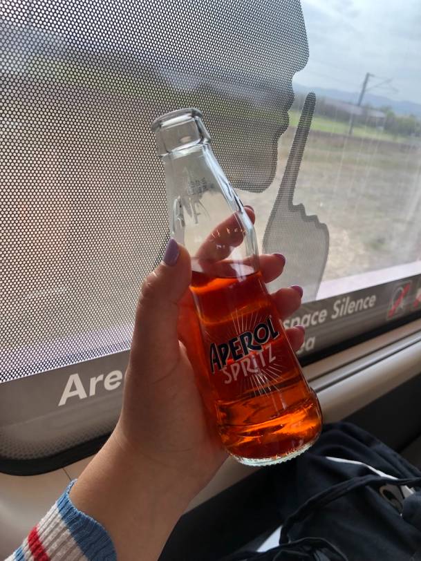 Cocktail Spritz a bord des trains frecciarossa