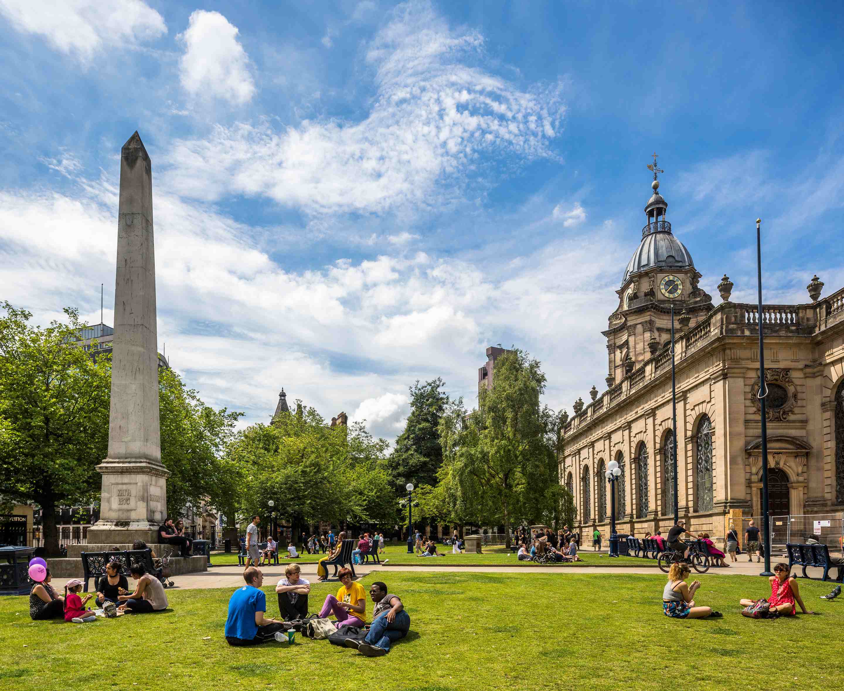 Cathedral Square in Birmingham UK