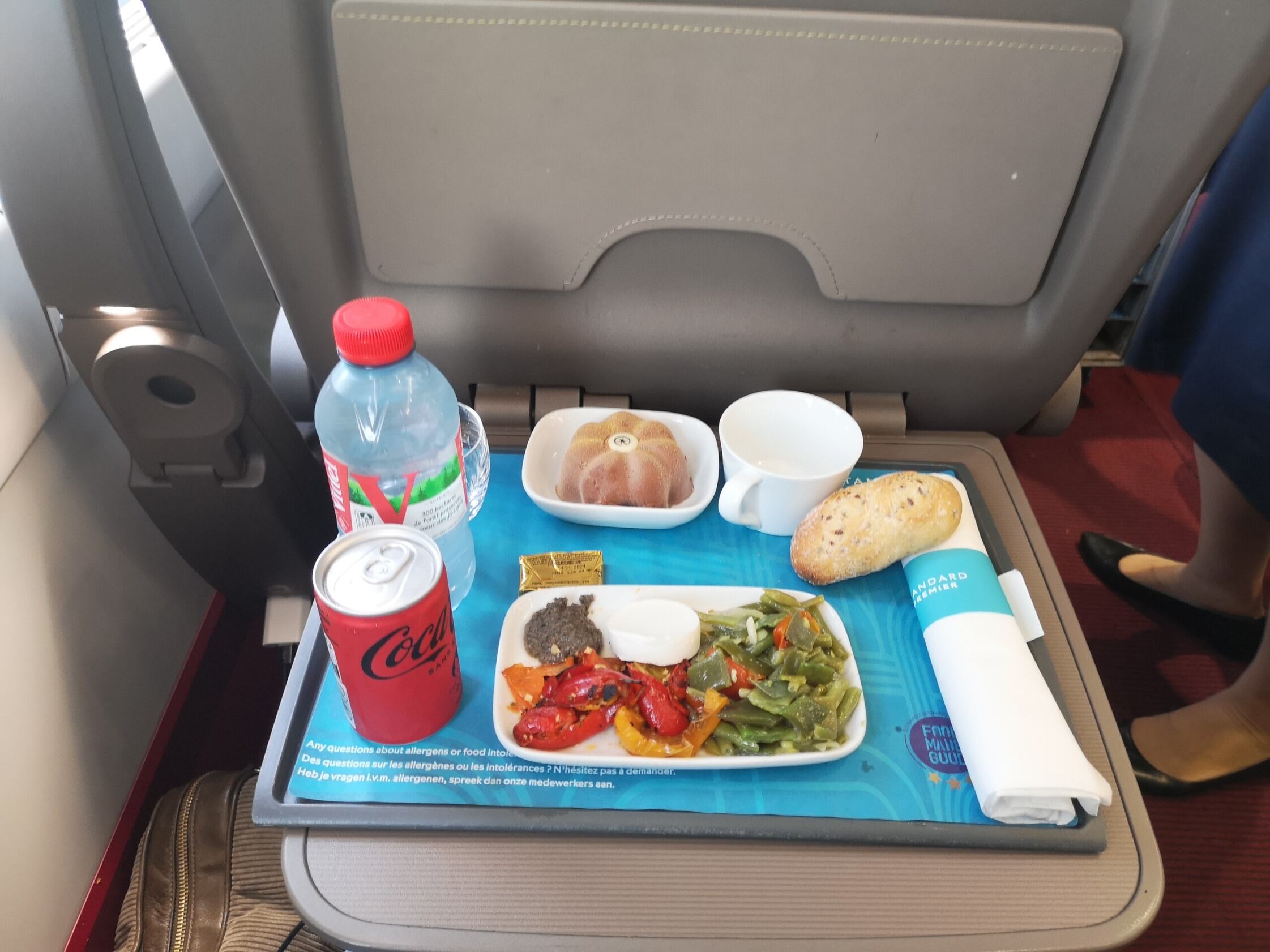 repas leger en classe standard premier eurostar