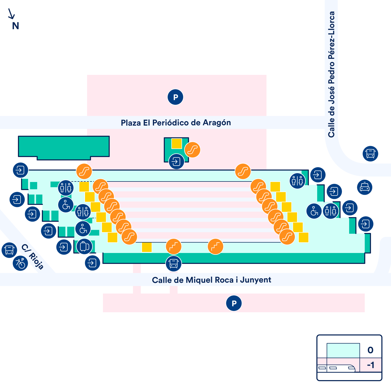 estacion zaragoza delicias mapa