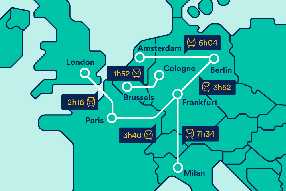 Germany Rail Map