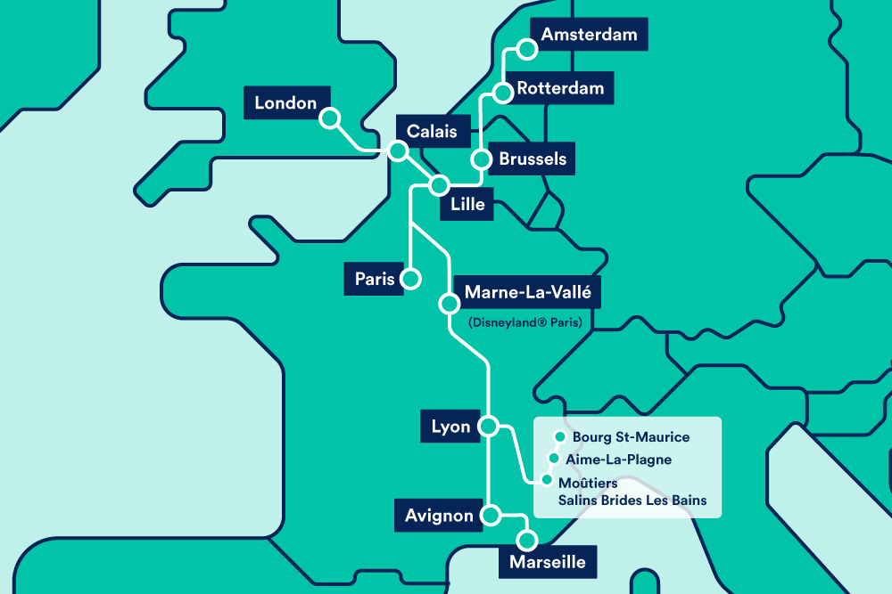Book Cheap Eurostar Tickets Routes Map More Trainline