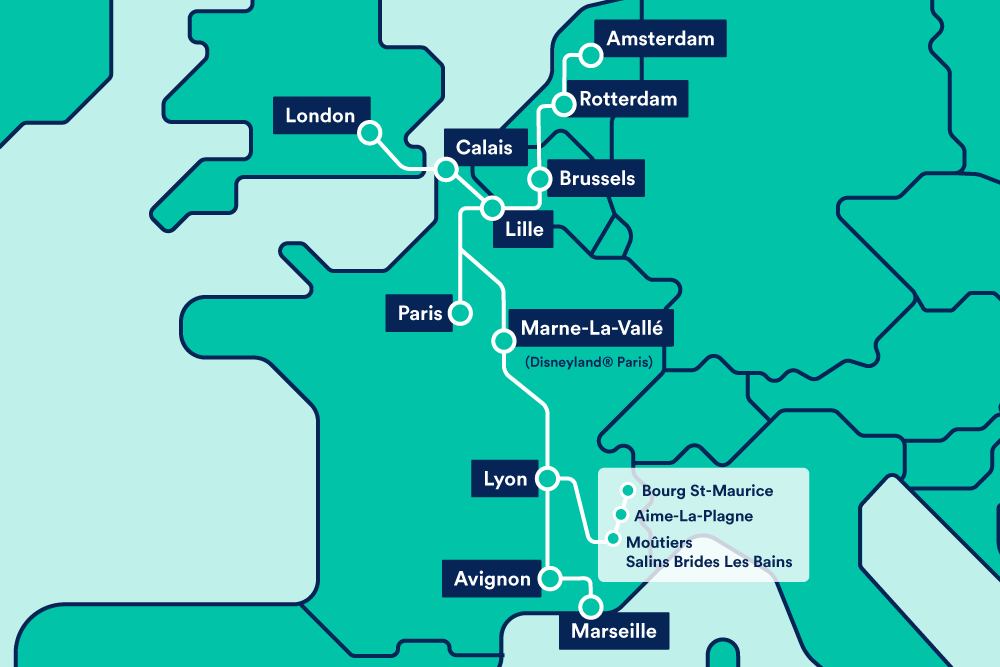 Book Cheap Eurostar Tickets Routes Map And More Trainline