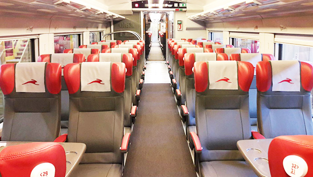 interior of Italo Smart Class