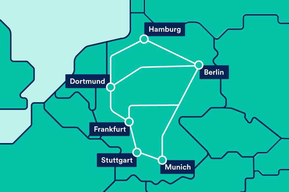 Deutsche Bahn-toge | Billetter og køreplaner | Trainline
