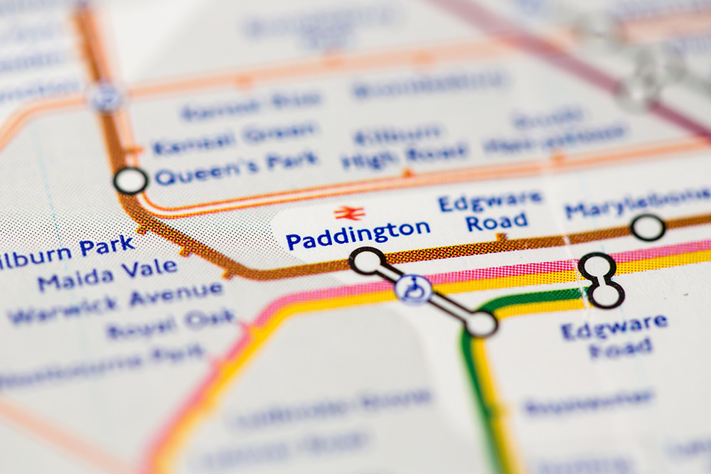 Paddington Station London Map