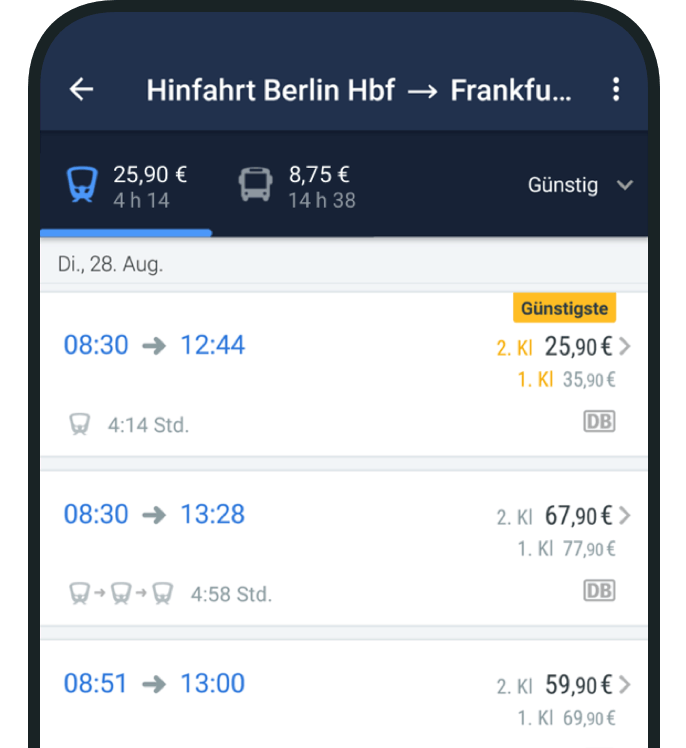 Kontaktieren Sie Trainline Trainline